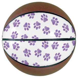 Balón De Baloncesto Pasta de perro, garras de perro, garras moradas