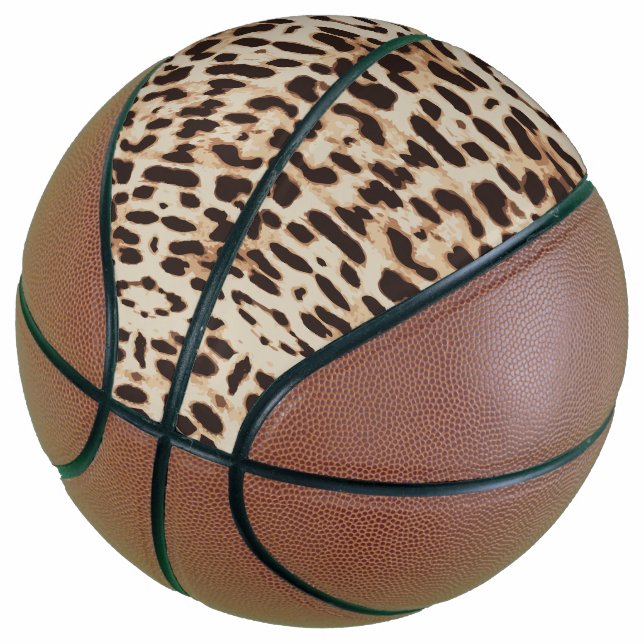 Balón De Baloncesto Patrón animal de impresión de leopardo (Angular)