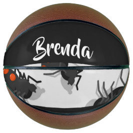 Balón De Baloncesto Patrón de araña de viuda negra