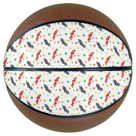 Balón De Baloncesto Patrón de bayas, arándano rojo, arándano azul, fru
