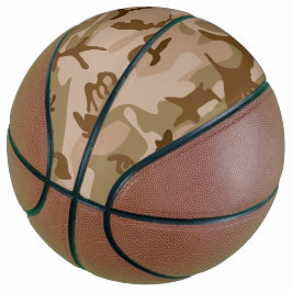 Balón De Baloncesto Patrón de camuflaje del desierto, patrón militar,