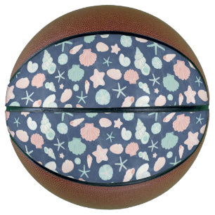 Balón De Baloncesto patrón de conchas de mar