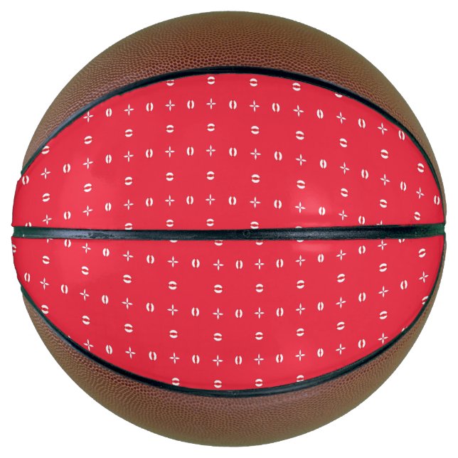 Balón De Baloncesto Patrón de Encanto Navideño 09 -  (Anverso)