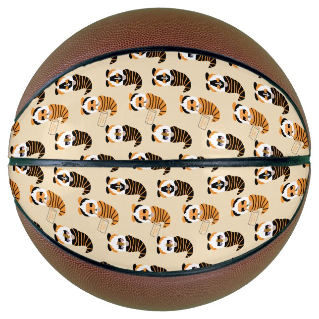 Balón De Baloncesto Patrón De Gnomes, Trick O Tratamiento De Gnomes De (Anverso)