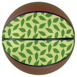Balón De Baloncesto Patrón de hojas, patrón de hojas, hojas de primave