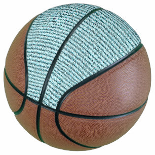 Balón De Baloncesto Patrón de raya de pana acuático informal