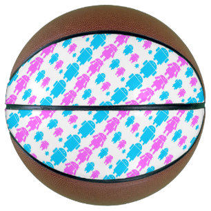 Balón De Baloncesto Patrón de robot corto