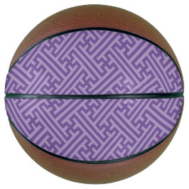 Balón De Baloncesto Patrón Sayagata, japonés, púrpura y rosa