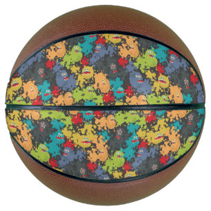 Balón De Baloncesto Pequeños monstruos graciosos