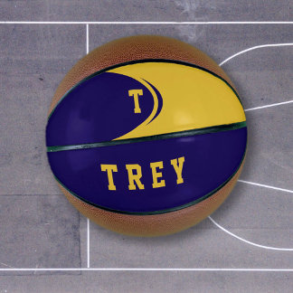 Balón de Baloncesto Personalizado Azul Púrpura Dor