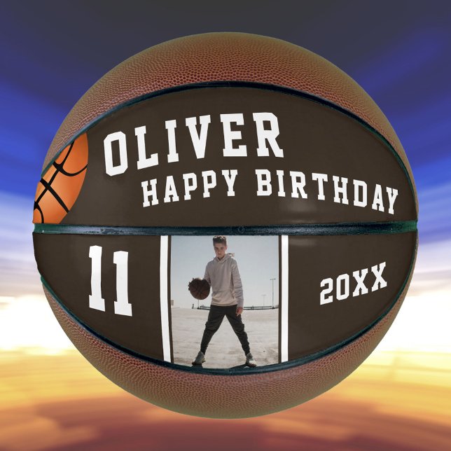 Balón De Baloncesto Personalizado Baloncesto Ball Feliz cumpleaños con (Subido por el creador)