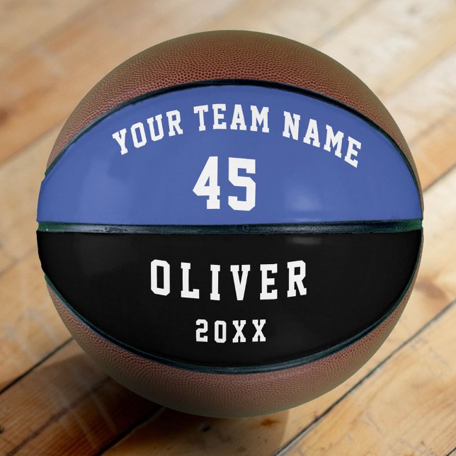 Balón De Baloncesto Personalizado Baloncesto Jugador Azul Número de no (Subido por el creador)