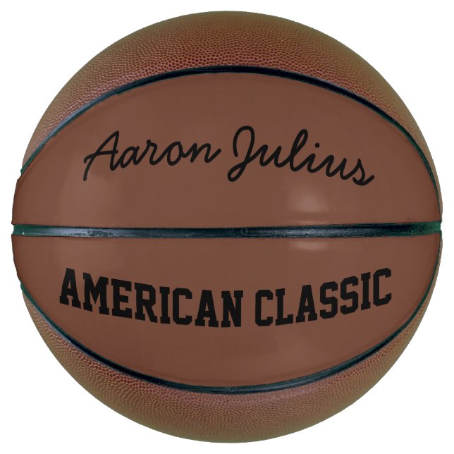 Balón de Baloncesto Personalizado Clásico American (Anverso)