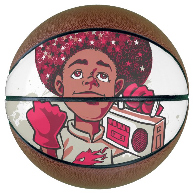 Balón de Baloncesto Personalizado de Tamaño Comple (Anverso)
