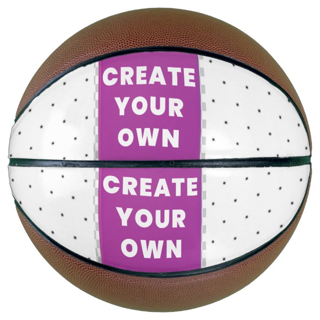 Balón de Baloncesto Personalizado de Tamaño Comple (Anverso)