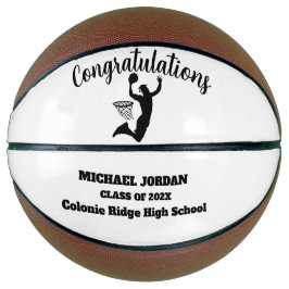 Balón De Baloncesto Personalizado Graduación Baloncesto - Regalo perso