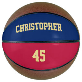 Balón De Baloncesto Personalizado Monogramed Club Team Player Número d