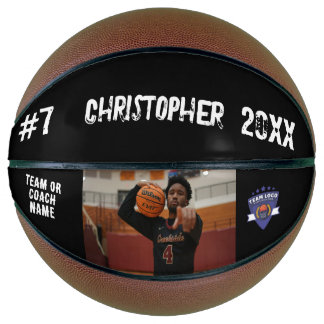 Balón De Baloncesto Personalizado nombre del jugador de fotos número l