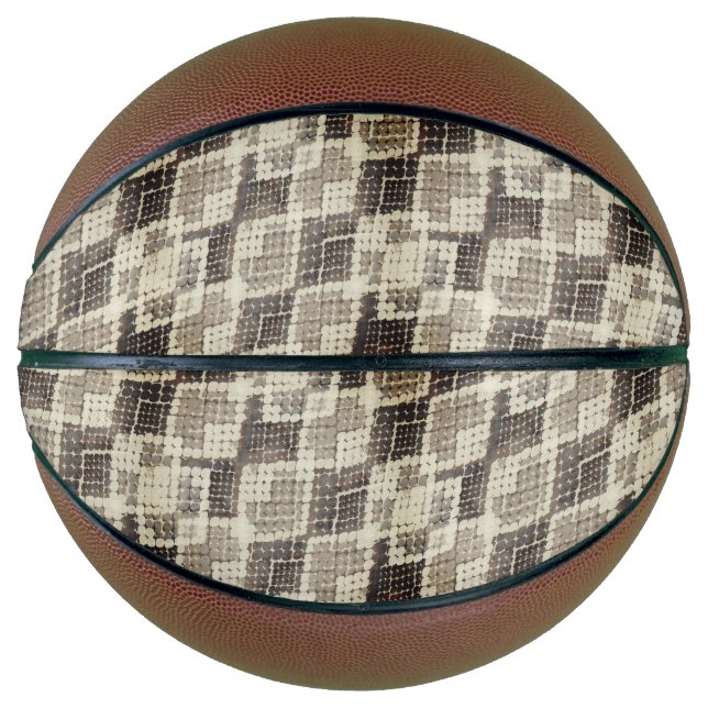 Balón De Baloncesto Piel de serpiente, Anaconda. (Anverso)