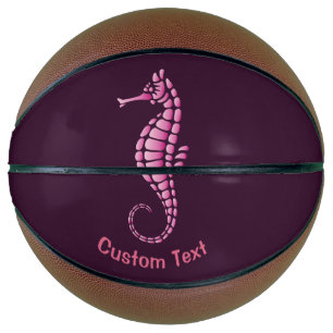 Balón De Baloncesto Pink Seahorse