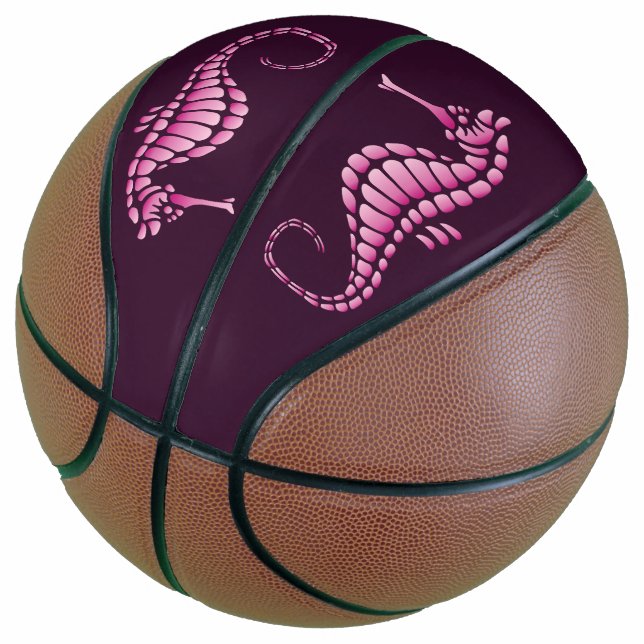 Balón De Baloncesto Pink Seahorse (Angular)