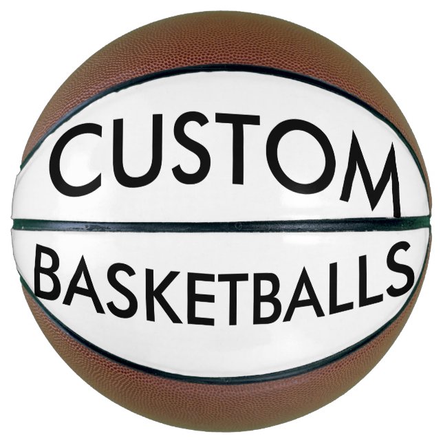 Balón De Baloncesto Plantilla en blanco de básquetbol personalizada po (Anverso)