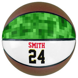 Balón De Baloncesto Premio al Jugador Personalizado Ball Verde Rojo Ne