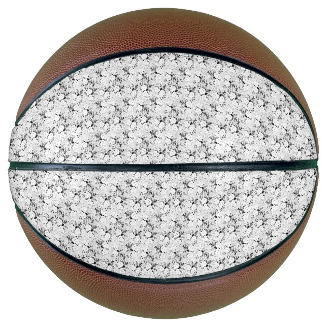 Balón De Baloncesto Punto, vaca negra (Anverso)
