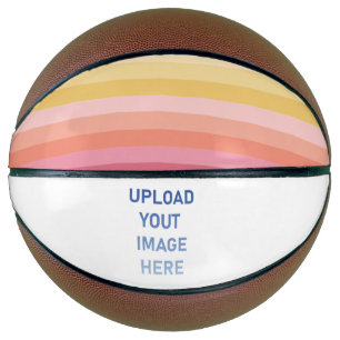 Balón De Baloncesto Rayas Coloridas