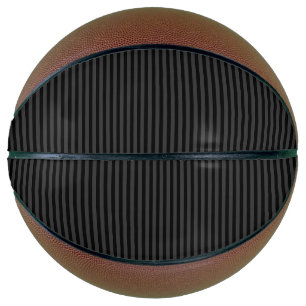 Balón De Baloncesto Rayas verticales negras y negras ahumadas