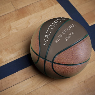 Balón De Baloncesto Recuerdo personalizado para portador de anillo de 