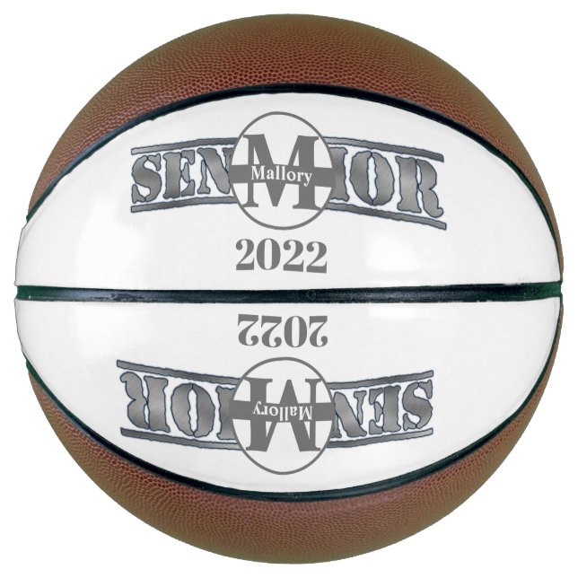 Balón De Baloncesto Recuerdos personalizados para mayores (Anverso)