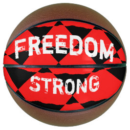 Balón De Baloncesto Red and black contemporany art background 