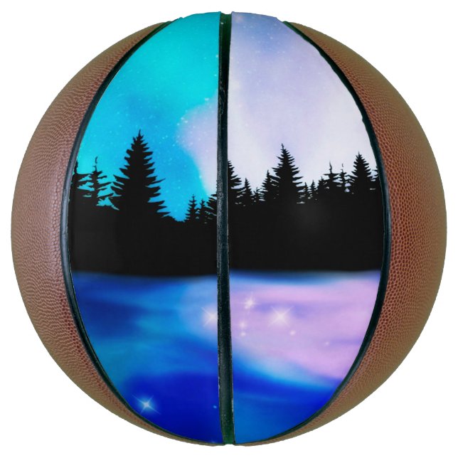 Balón De Baloncesto Reflexiones de Daybreak (Vertical)