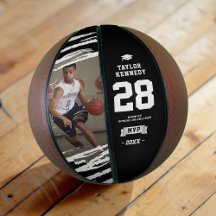 Regalo de foto de graduación de baloncesto “MVP” m