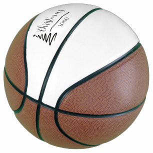 Balón De Baloncesto Regalo de Navidad Personalizado Camiseta Moderna P