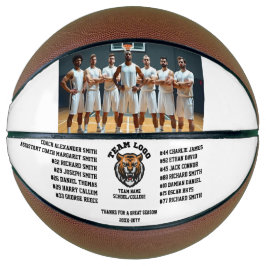 Balón De Baloncesto Regalo de personalizado con foto de equipo, nombre