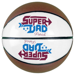 Balón De Baloncesto Regalo para Super Papá Jugador – Lindo Retro