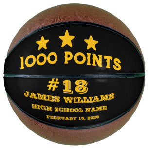 Balón De Baloncesto Regalo personalizado de 1000 puntos para jugadores
