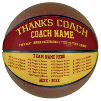 Regalos de entrenadores de básquetbol personalizad