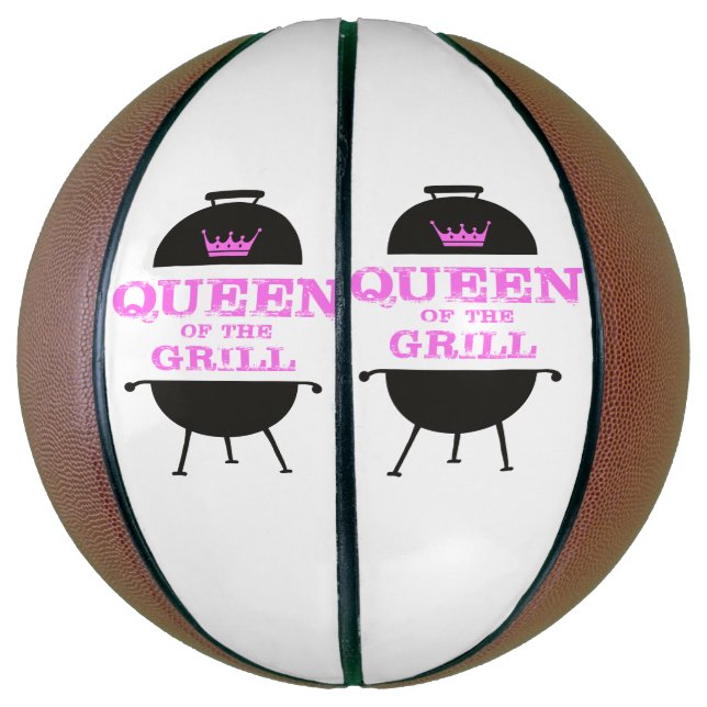Balón De Baloncesto Reina Del Grill, Rosa De La Corona Rosa (Vertical)