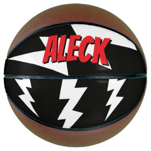 Balón De Baloncesto Relámpago de rayo golpea personalizado