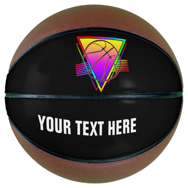Balón de Baloncesto Retro Moderno (Anverso)