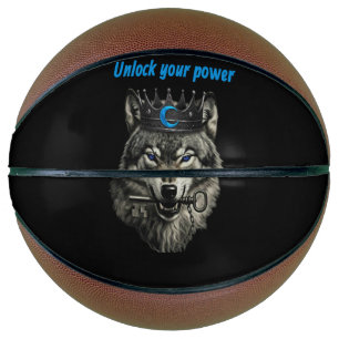 Balón De Baloncesto rey lobo desbloquea tu poder