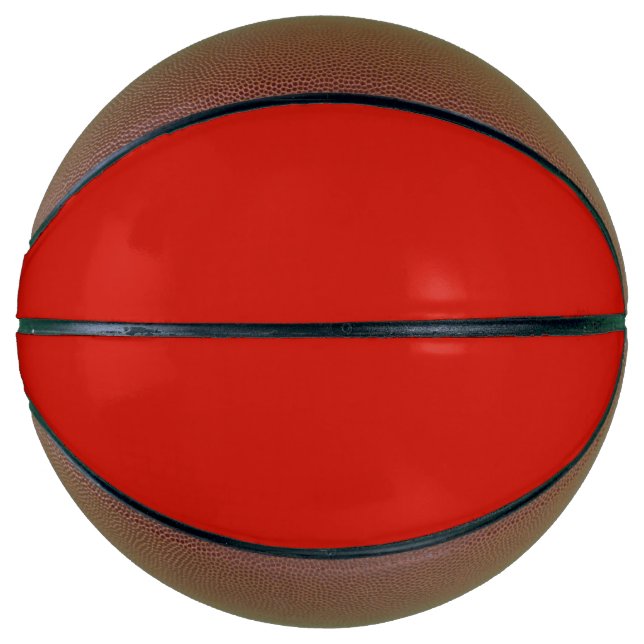 Balón De Baloncesto Rojo de lápiz labial sólido (Anverso)
