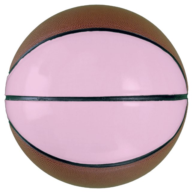 Balón De Baloncesto Rosa clásico sólido (Anverso)