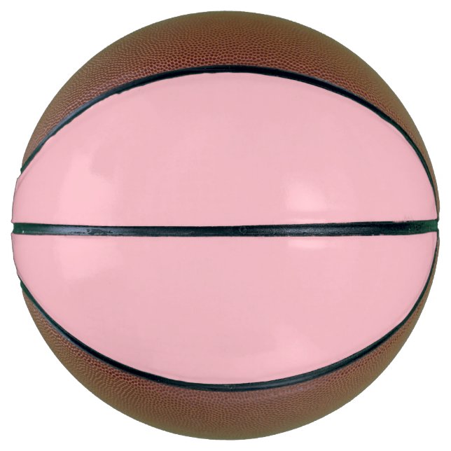 Balón De Baloncesto rosa de color (Anverso)
