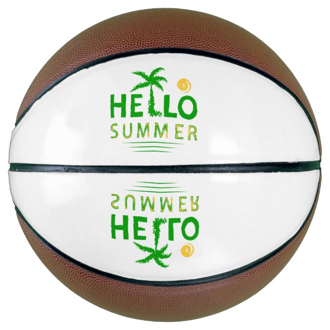 Balón De Baloncesto Saludo (Anverso)