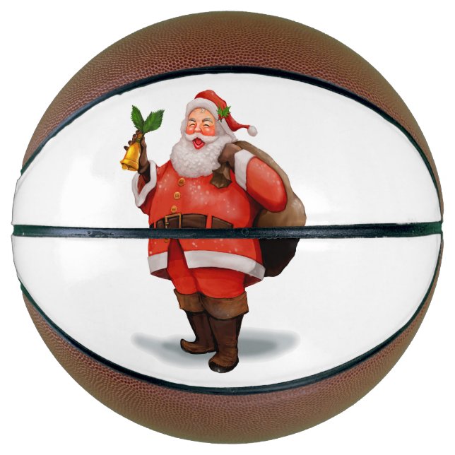 Balón De Baloncesto Santa Claus (Anverso)