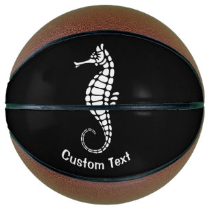 Balón De Baloncesto Seahorse White